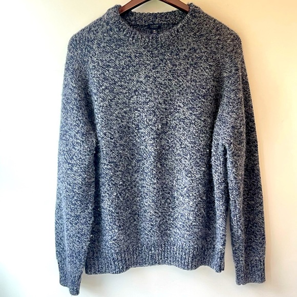 J. Crew Other - J. Crew wool alpaca & acrylic blend pull over rugged marled crewneck sweater; XL